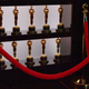 Oscars statuettes are on display backstage during the 92nd Annual Academy Awards on February 09, 2020.